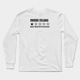 Rhode Island One Star Review Long Sleeve T-Shirt